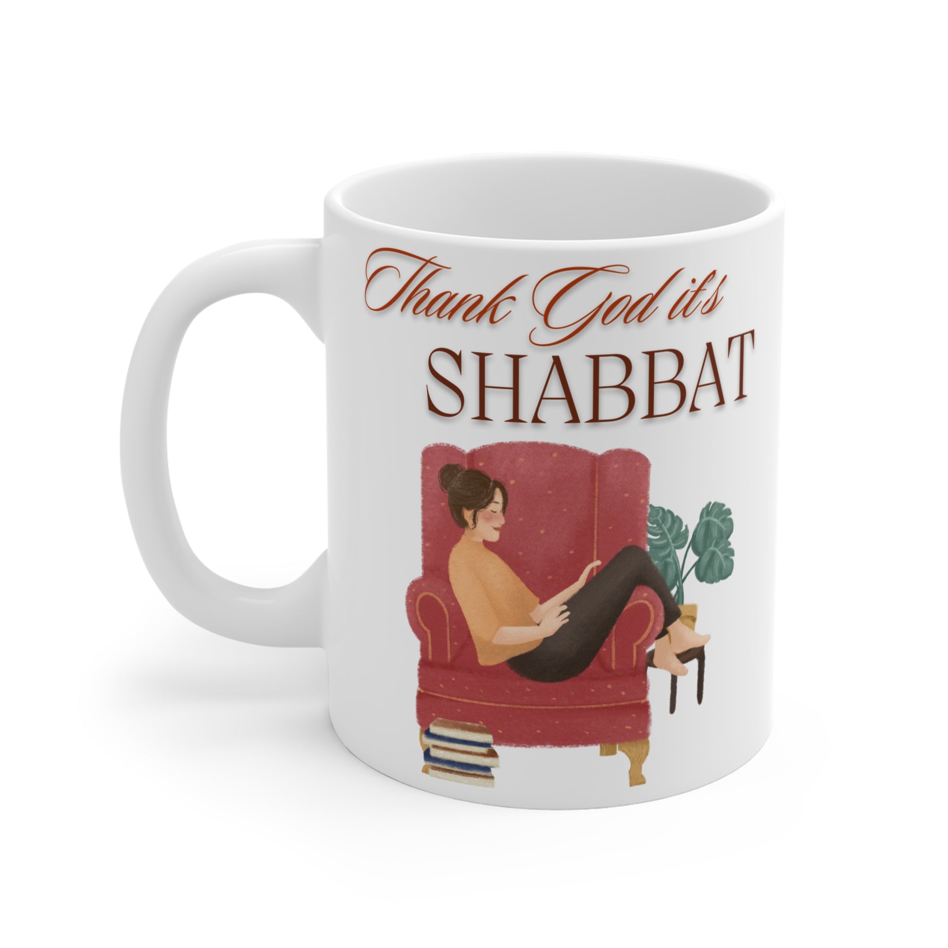 Thank God it's Shabbat -  Mug 11oz - The Gifted Jew