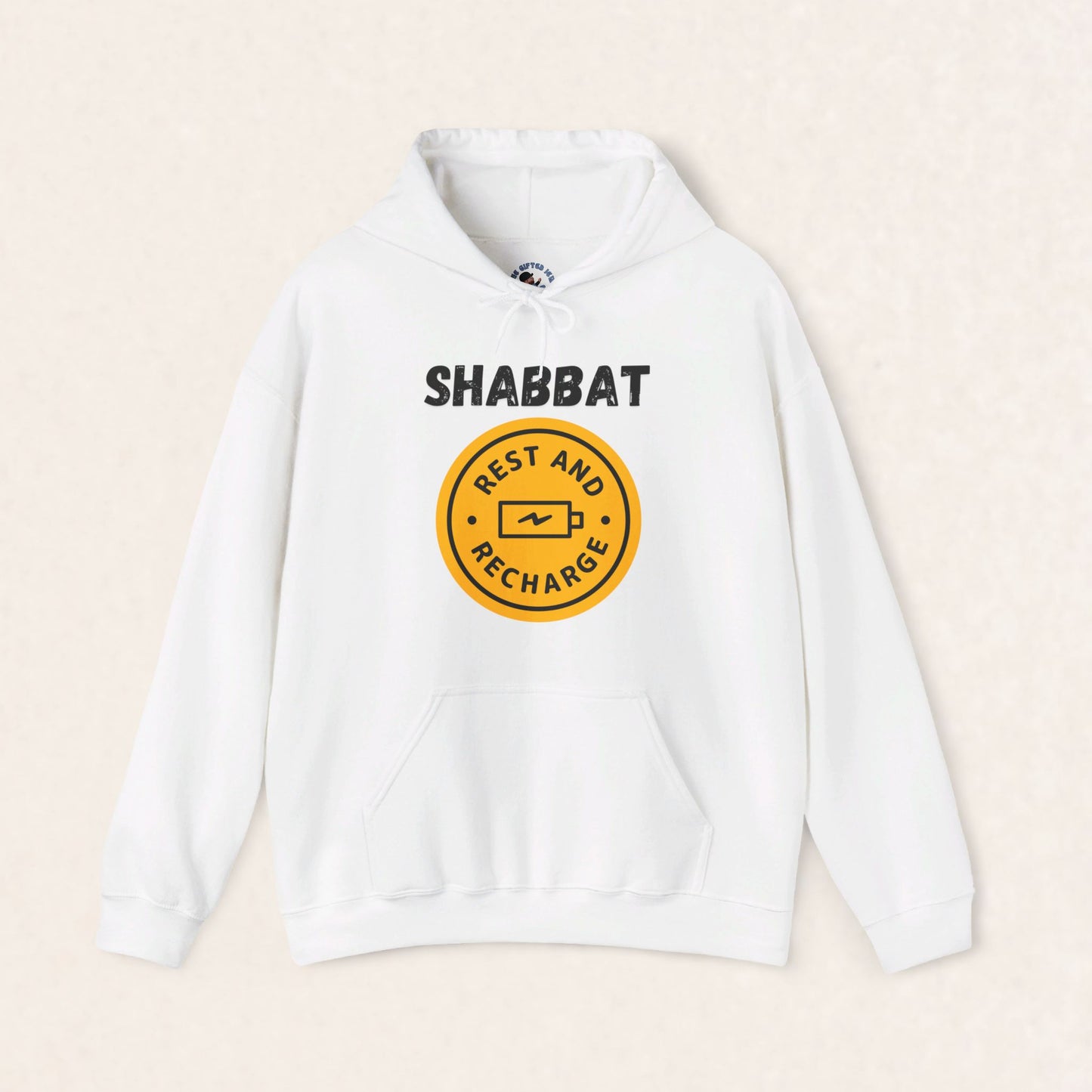 Shabbat - Rest and Recharge - Unisex Heavy Blend™ Hooded Sweatshirt - Shabbat Collection - The Gifted Jew