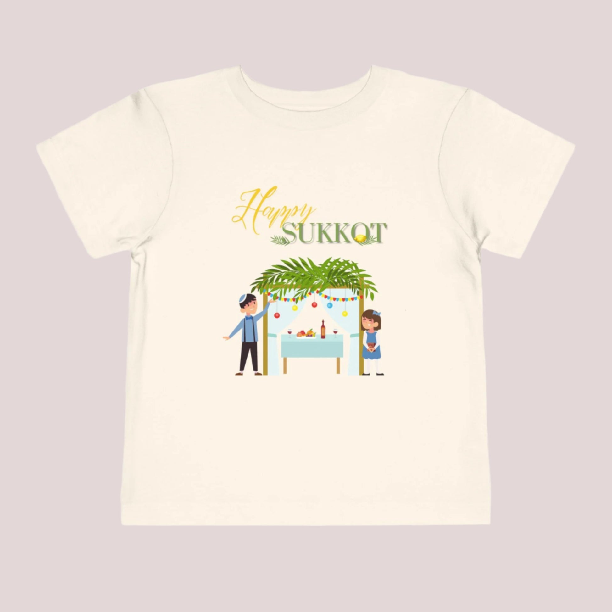 Happy Sukkot - Toddler Short Sleeve Tee - The Gifted Jew