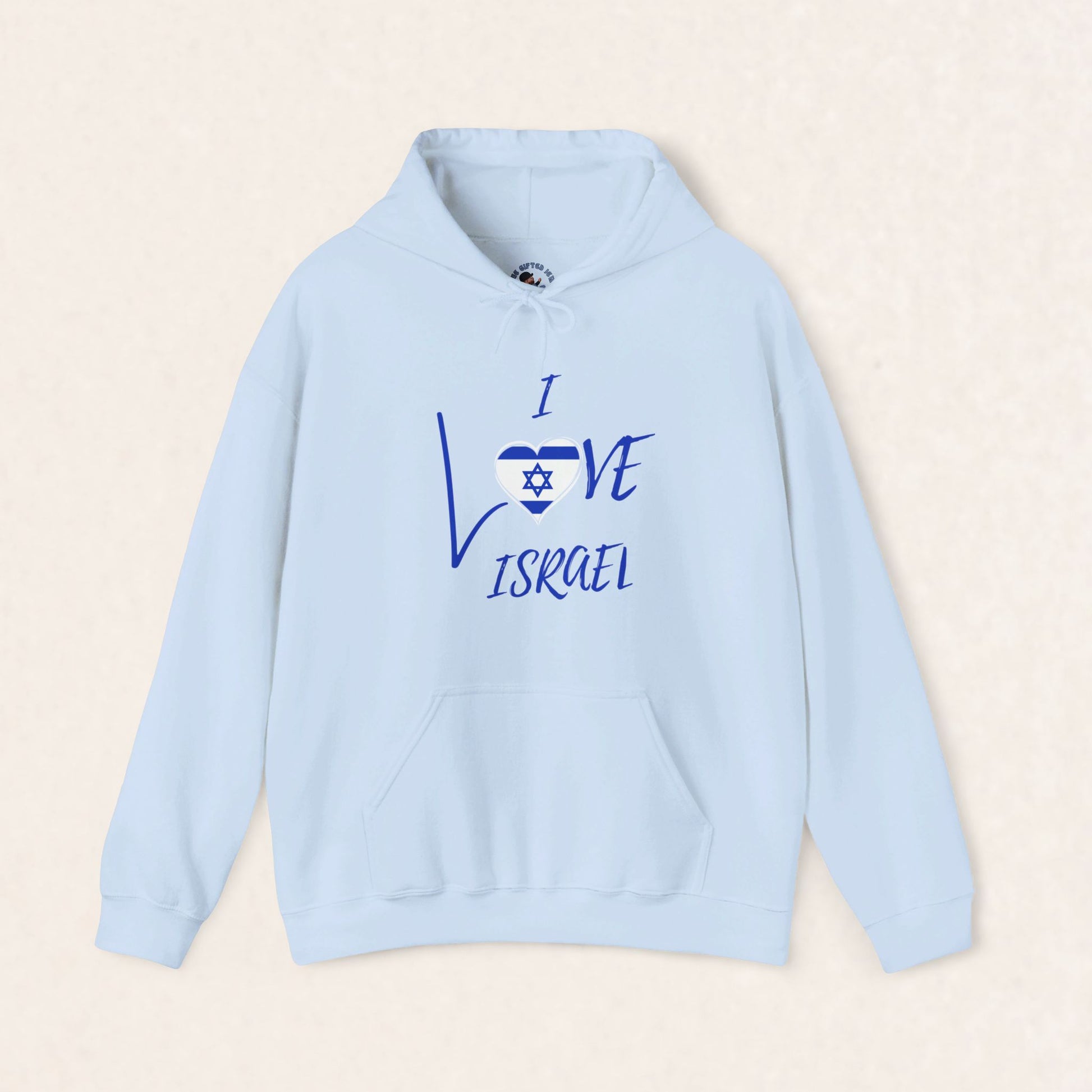 I Love Israel - Unisex Heavy Blend™ Hooded Sweatshirt - Israel Collection - The Gifted Jew