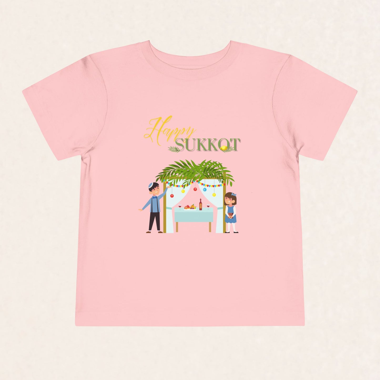 Happy Sukkot - Toddler Short Sleeve Tee - The Gifted Jew