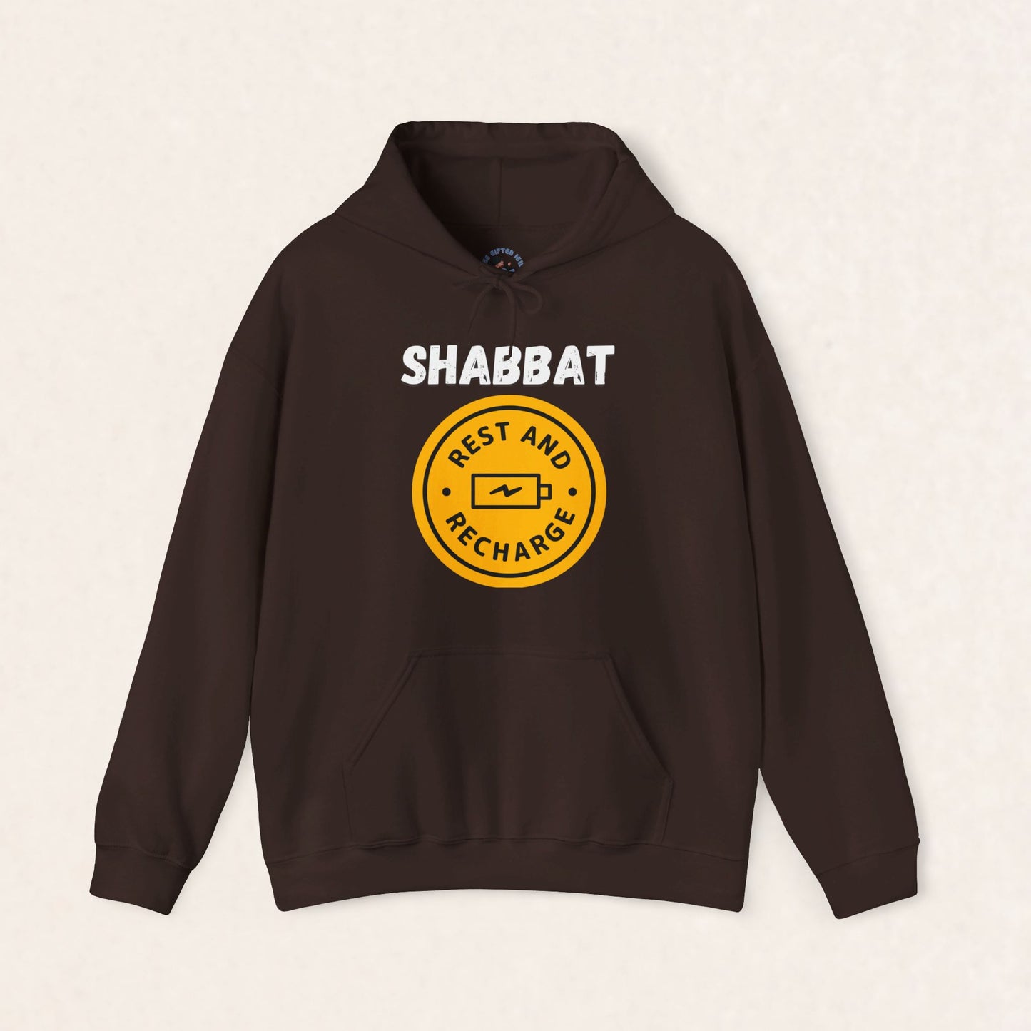 Shabbat - Rest and Recharge - Unisex Heavy Blend™ Hooded Sweatshirt - Shabbat Collection - The Gifted Jew