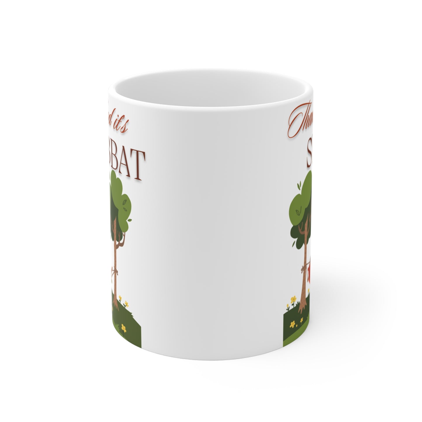 Thank God it's Shabbat -  Mug 11oz - The Gifted Jew