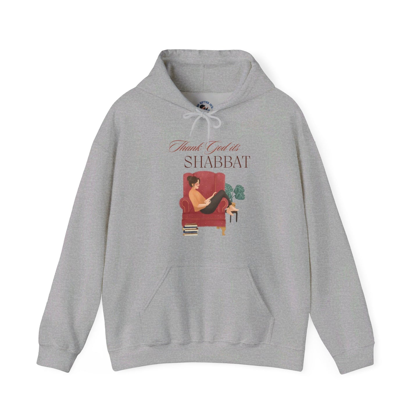 Thank God It's Shabbat - Unisex Heavy Blend™ Hooded Sweatshirt - Shabbat Collection - The Gifted Jew