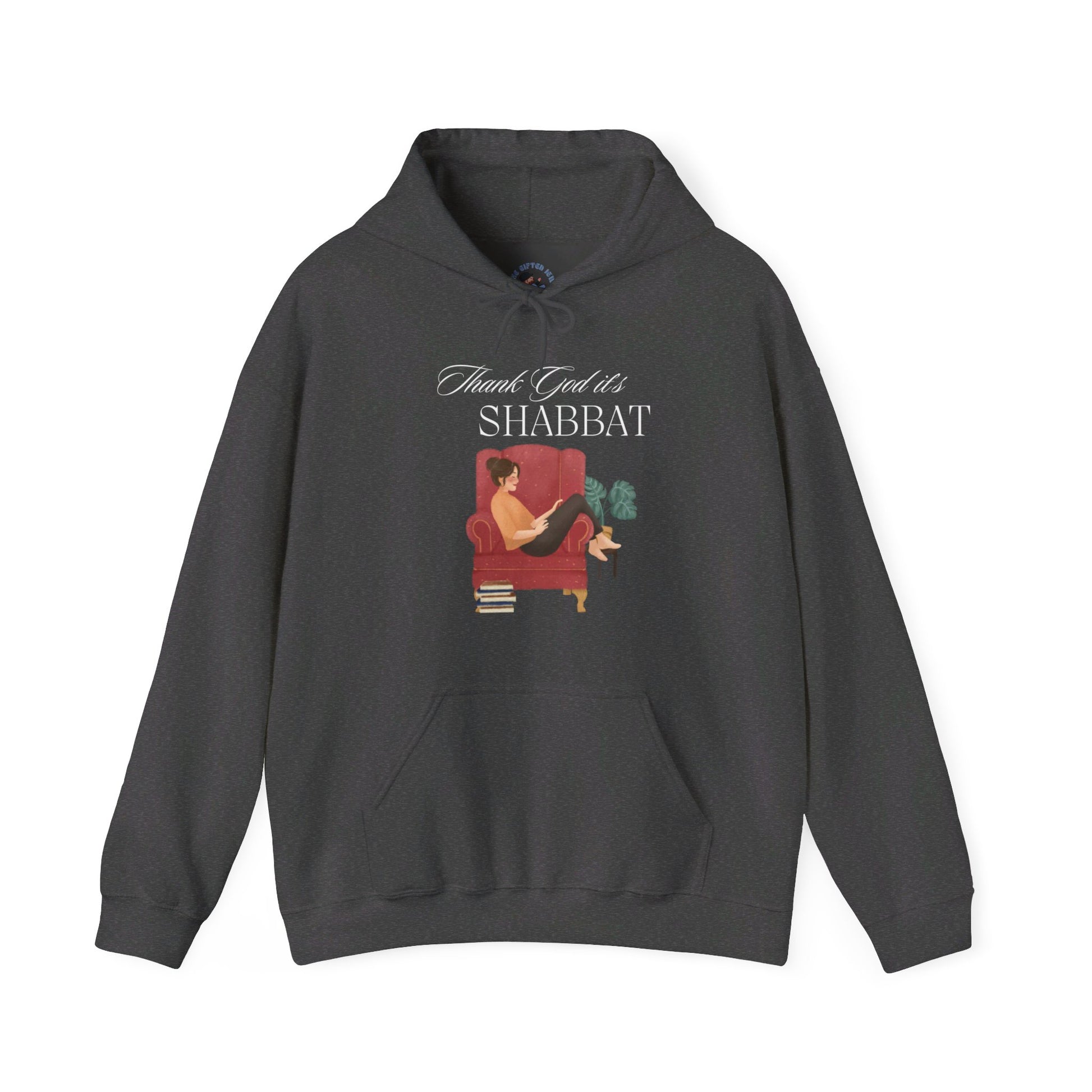 Thank God It's Shabbat - Unisex Heavy Blend™ Hooded Sweatshirt - Shabbat Collection - The Gifted Jew