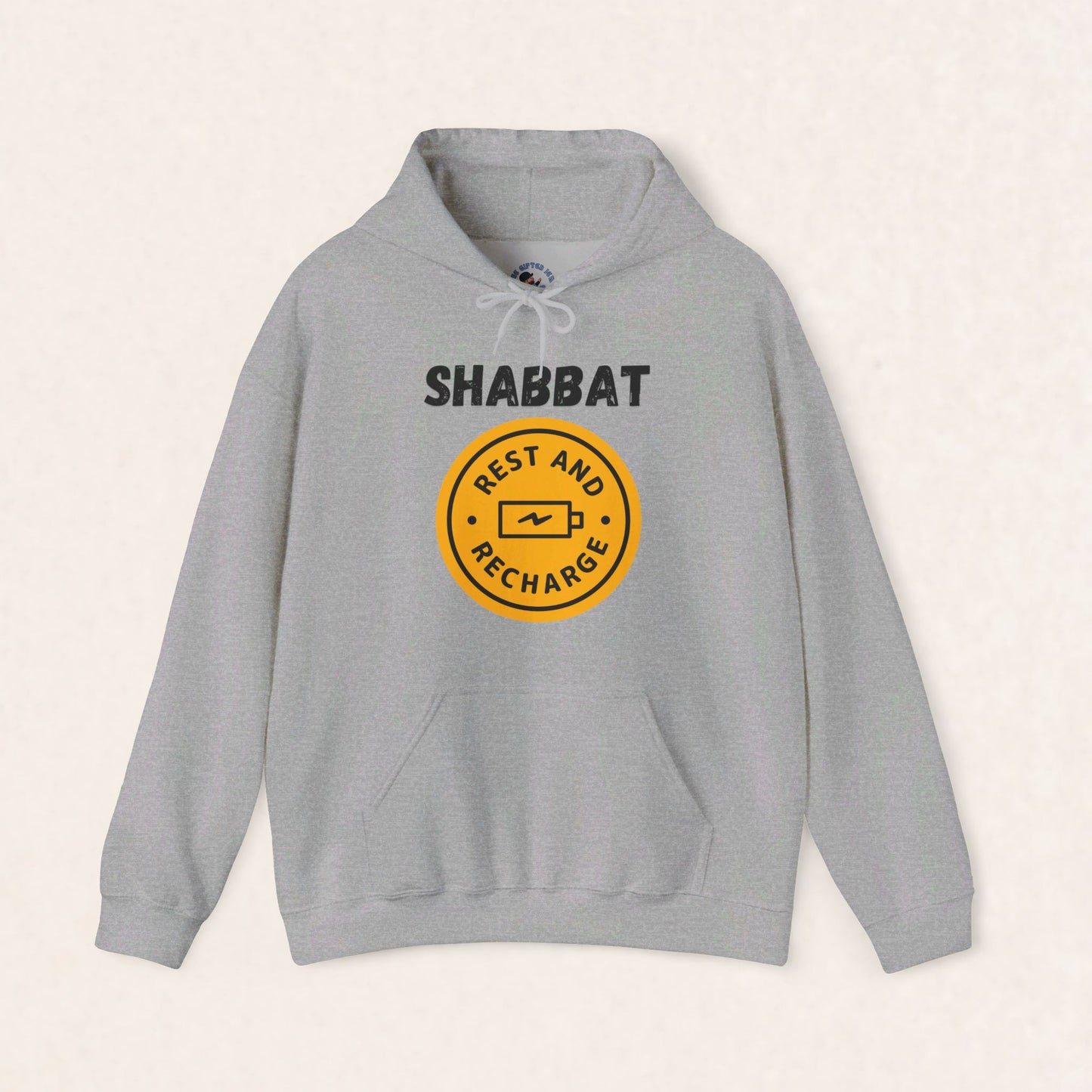 Shabbat - Rest and Recharge - Unisex Heavy Blend™ Hooded Sweatshirt - Shabbat Collection - The Gifted Jew