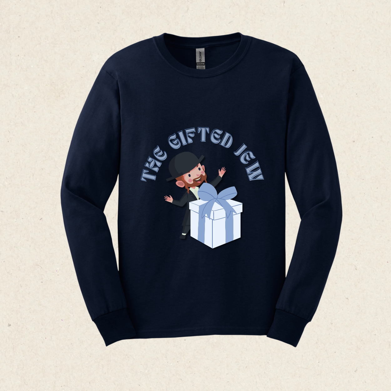 The Gifted Jew -  Ultra Cotton Long Sleeve Tee - The Gifted Jew Collection - The Gifted Jew